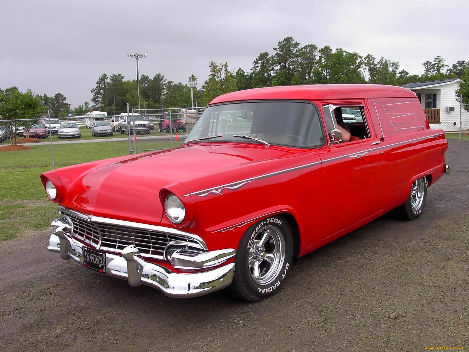 1956, ford, panel, wagon, classic, 